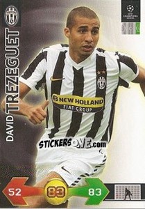 Sticker Trezeguet David - UEFA Champions League 2009-2010. Super Strikes - Panini