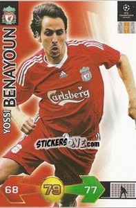 Figurina Yossi Benayoun - UEFA Champions League 2009-2010. Super Strikes n. 202 - Panini