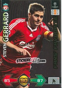 Sticker Gerrard Steven - UEFA Champions League 2009-2010. Super Strikes n. 209 - Panini