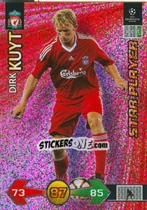 Sticker Kuyt Dirk - UEFA Champions League 2009-2010. Super Strikes n. 212 - Panini