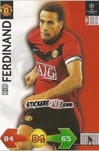 Sticker Ferdinand Rio - UEFA Champions League 2009-2010. Super Strikes n. 216 - Panini