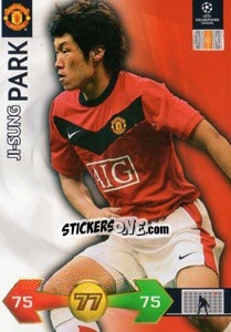 Cromo Park Ji-Sung - UEFA Champions League 2009-2010. Super Strikes - Panini