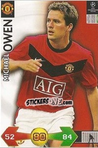 Cromo Owen Michael - UEFA Champions League 2009-2010. Super Strikes - Panini