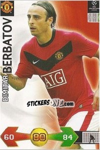 Sticker Berbatov Dimitar - UEFA Champions League 2009-2010. Super Strikes n. 226 - Panini