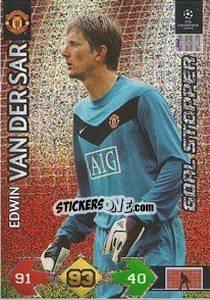 Sticker van der Sar Edwin - UEFA Champions League 2009-2010. Super Strikes n. 232 - Panini