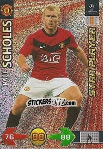 Cromo Scholes Paul - UEFA Champions League 2009-2010. Super Strikes - Panini