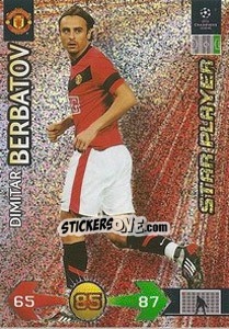 Sticker Berbatov Dimitar - UEFA Champions League 2009-2010. Super Strikes n. 234 - Panini