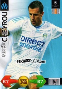 Sticker Cheyrou Benoît - UEFA Champions League 2009-2010. Super Strikes n. 237 - Panini