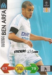 Figurina Ben Arfa Hatem - UEFA Champions League 2009-2010. Super Strikes - Panini