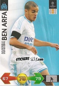 Sticker Ben Arfa Hatem - UEFA Champions League 2009-2010. Super Strikes - Panini