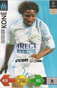 Sticker Kone Bakari - UEFA Champions League 2009-2010. Super Strikes n. 241 - Panini