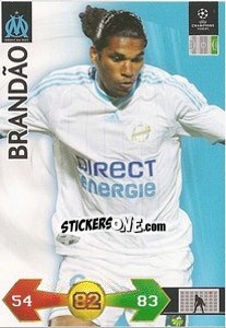 Cromo Brandao - UEFA Champions League 2009-2010. Super Strikes - Panini