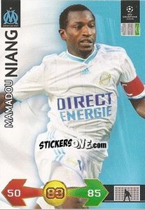 Sticker Niang Mamadou - UEFA Champions League 2009-2010. Super Strikes n. 243 - Panini