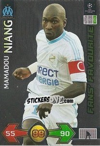 Sticker Niang Mamadou - UEFA Champions League 2009-2010. Super Strikes - Panini