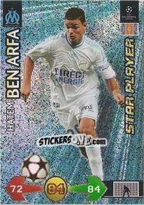 Sticker Ben Arfa Hatem - UEFA Champions League 2009-2010. Super Strikes - Panini