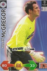 Figurina McGregor Allan - UEFA Champions League 2009-2010. Super Strikes - Panini