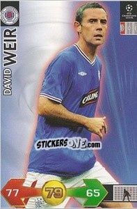 Figurina Weir David - UEFA Champions League 2009-2010. Super Strikes - Panini