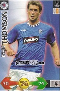 Sticker Thomson Kevin - UEFA Champions League 2009-2010. Super Strikes n. 254 - Panini