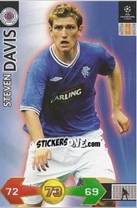 Sticker Davis Steven - UEFA Champions League 2009-2010. Super Strikes - Panini