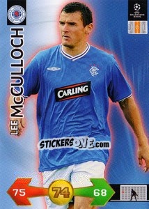 Sticker McCulloch Lee - UEFA Champions League 2009-2010. Super Strikes n. 256 - Panini