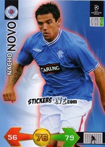 Sticker Novo Nacho - UEFA Champions League 2009-2010. Super Strikes n. 257 - Panini