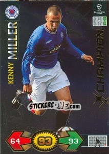 Sticker Miller Kenny - UEFA Champions League 2009-2010. Super Strikes - Panini