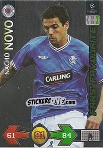 Sticker Novo Nacho - UEFA Champions League 2009-2010. Super Strikes - Panini