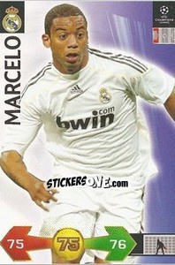Sticker Marcelo - UEFA Champions League 2009-2010. Super Strikes - Panini