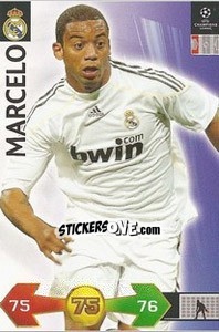 Cromo Marcelo - UEFA Champions League 2009-2010. Super Strikes - Panini