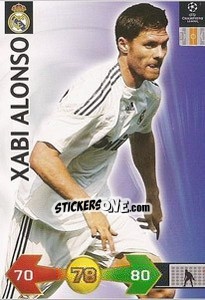 Sticker Xabi Alonso - UEFA Champions League 2009-2010. Super Strikes - Panini