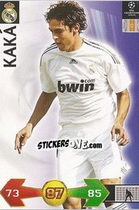 Sticker Kaka - UEFA Champions League 2009-2010. Super Strikes n. 274 - Panini