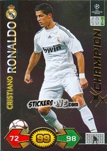 Sticker Ronaldo Cristiano - UEFA Champions League 2009-2010. Super Strikes n. 279 - Panini