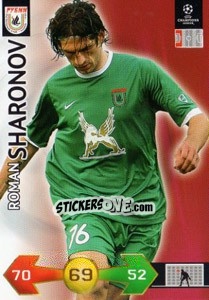 Sticker Roman Sharonov - UEFA Champions League 2009-2010. Super Strikes n. 286 - Panini