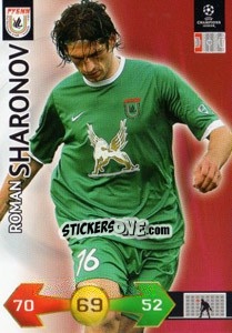 Figurina Roman Sharonov - UEFA Champions League 2009-2010. Super Strikes - Panini