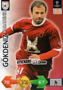 Sticker Gokdeniz Karadeniz - UEFA Champions League 2009-2010. Super Strikes - Panini