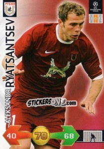 Cromo Aleksandr Ryazantsev (Roman Adamov) - UEFA Champions League 2009-2010. Super Strikes - Panini