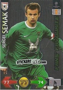 Sticker Sergei Semak - UEFA Champions League 2009-2010. Super Strikes n. 294 - Panini