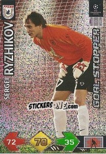 Sticker Sergei Ryzhikov - UEFA Champions League 2009-2010. Super Strikes n. 295 - Panini