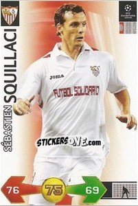 Sticker Squillaci Sebastien - UEFA Champions League 2009-2010. Super Strikes n. 298 - Panini