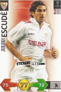 Sticker Escude Julien - UEFA Champions League 2009-2010. Super Strikes n. 300 - Panini