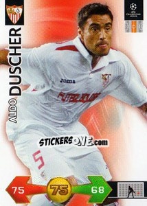 Sticker Duscher Aldo - UEFA Champions League 2009-2010. Super Strikes n. 301 - Panini