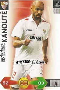 Sticker Kanoute Frederic - UEFA Champions League 2009-2010. Super Strikes n. 308 - Panini