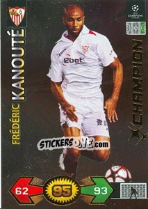 Figurina Kanoute Frederic - UEFA Champions League 2009-2010. Super Strikes - Panini