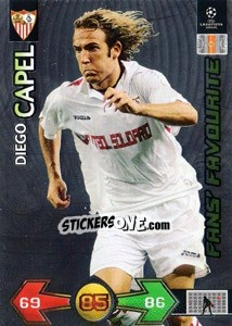 Sticker Capel Diego - UEFA Champions League 2009-2010. Super Strikes n. 310 - Panini