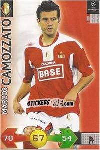 Cromo Camozzato Marcos - UEFA Champions League 2009-2010. Super Strikes n. 314 - Panini