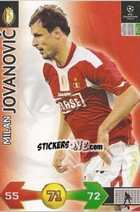 Sticker Jovanovic Milan - UEFA Champions League 2009-2010. Super Strikes n. 319 - Panini