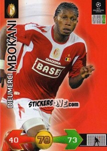 Figurina Mbokani Dieumerci - UEFA Champions League 2009-2010. Super Strikes - Panini