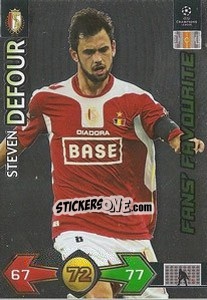 Sticker Defour Steven - UEFA Champions League 2009-2010. Super Strikes - Panini