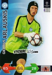 Sticker Arlauskis Giedrius - UEFA Champions League 2009-2010. Super Strikes n. 324 - Panini