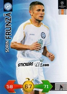 Sticker Frunza Sorin - UEFA Champions League 2009-2010. Super Strikes n. 329 - Panini
